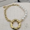 Braccialetto Circle Pearl Gold