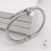 Bracciale Rigido Chiodo Silver