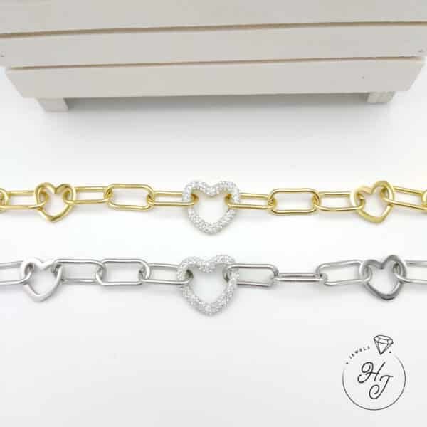 Bracciale Heart Chain